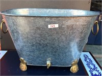 Large Metal Bucket with Spout