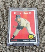 1958 Billy Hoeft Base ball card #13 Detroit
