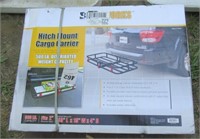 Hitch mount cargo carrier.