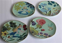 New Disney Alice in Wounderland Plates set of 4