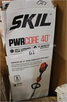 skil power cord trimmer 40v - charger only