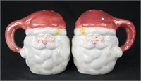 Santa Face Salt & Pepper Shakers