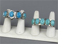 Mine Finds Jay King Silver Turquoise Cuff Bracelet