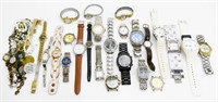 Large Grouping of Costume Watches & Jewelry