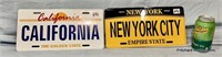 Collector's License Plates Signs