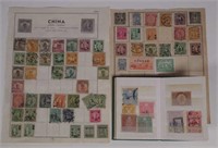 Quantity of old Chinese and oriental stamps