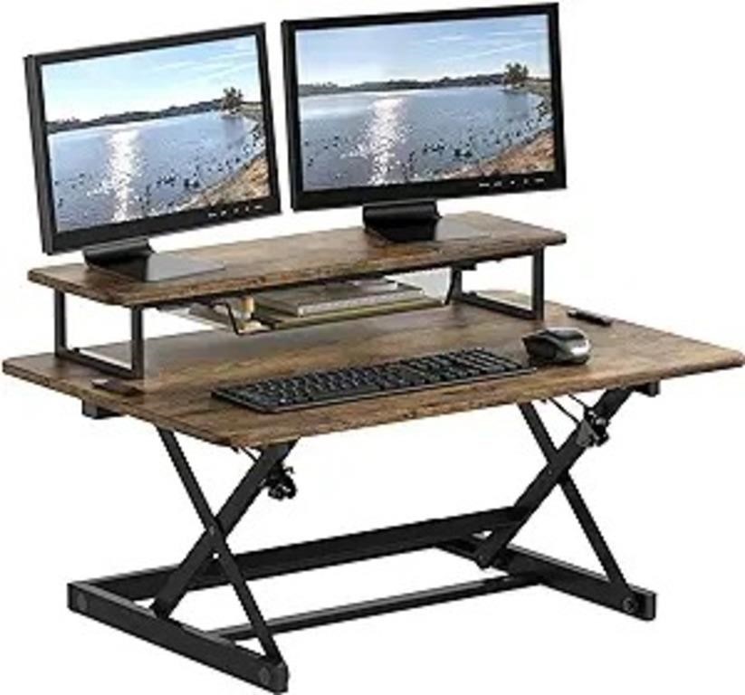 Shw 36-inch Height Adjustable Standing Desk