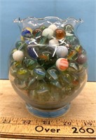 Rose Bowl Of Marbles