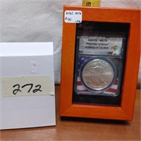 2021 .999 1 OZ SILVER AMERICAN EAGLE MS70