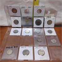 PROOF NICKEL SETS 16 TOTAL