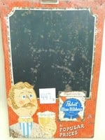 Pabst Blue Ribbon Chalk Board (17x26")(Has Rust)