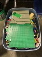 Tote Full of Lego Pieces