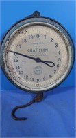 Vintage Chatillon 40# Scale