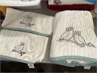 3PC OWL TOWEL SET