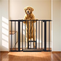 36  High Extra Tall Baby Gate with Cat Door  29