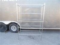 Chrome 5 Tier Metro Rack 47" X 18" X 73"