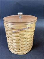 Longaberger Basket W/Storage Container
