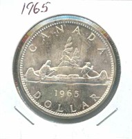 1965 Canadian Silver Dollar