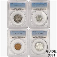 [4] 1926-1948 US Varied Coinage PCGS MS/XF