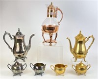 Teapots, Coffee Carafe and Cream & Sugar Sets