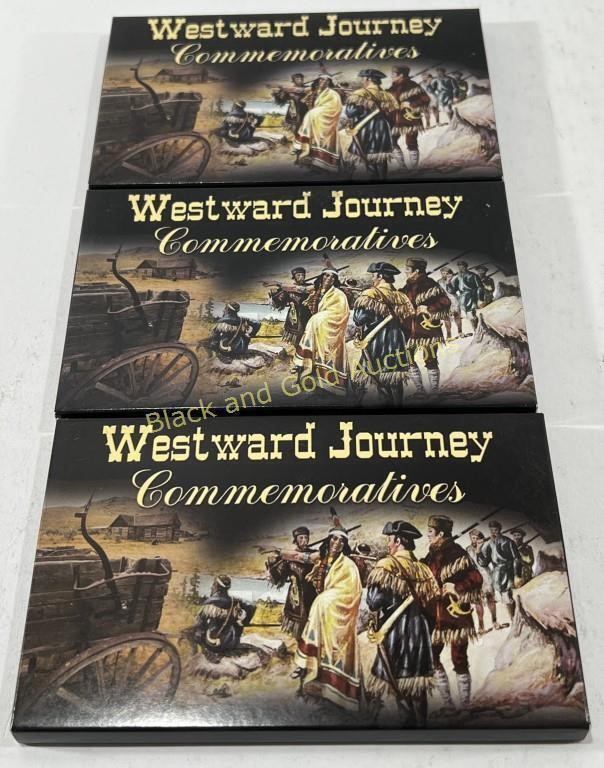 (3) 2004 West Ward Journey Commemorative Coins
