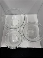 3 set of stackable mixing bowls
