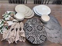 Dining Place Setting Set - Plates, Chargers & More
