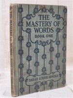 (1920) "THE MASTERY OF WORDS" BOOK ONE BY ...