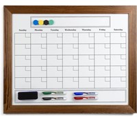 Large Magnetic Dry Erase Whiteboard Calendar with