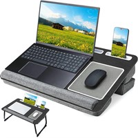 Laptop Lap Desk, Foldable Large Lap Desk with Cush