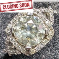 $18715 14K  Diamond (2.01Ct,Si1,Yellowish Green) D