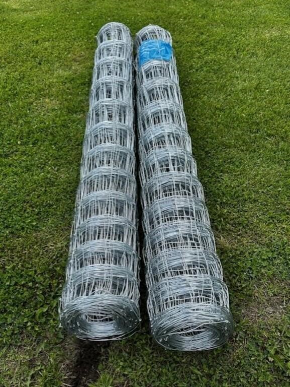 (2) 164' X 6' Rolls 14 Ga Field Fence