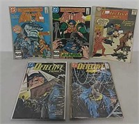 Five DC Detective Batman comics