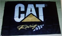 Cat Racing Flag 3ft X 5ft New