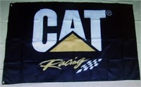 Cat Caterpillar Racing Flag 3ft X 5ft New