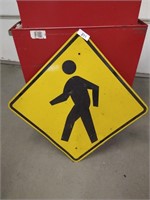 Caution Walking Sign