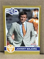 1991 SEC Johnny Majors Football Card