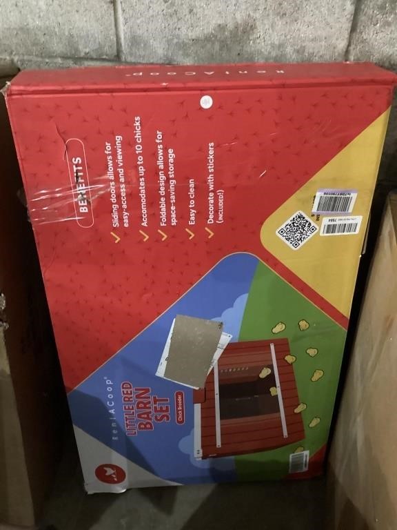 Rent a Coop little red barn-loose in the box