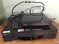 VHS and DVD Player