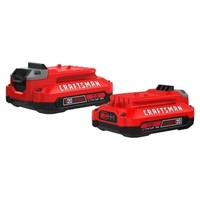 Craftsman V20 20-v 2-pack Lithium-ion Battery