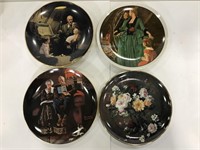 Knowles decorative plates with boxes plus other