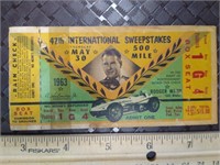 Indy 500 Ticket 47th Race 1963