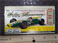 Indy 500 50th Golden Anniversary Ticket