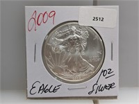 2009 1oz .999 Silver Eagle $1 Dollar