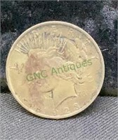 Coin - 1923 Peace silver dollar 1907