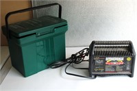 Vehicle Battery Charger W Case
