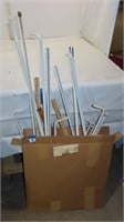 assorted curtain rods