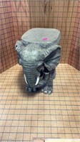 Elephant  table stand small chip in ear