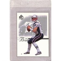 2002 Sp Authentic Tom Brady - Mint