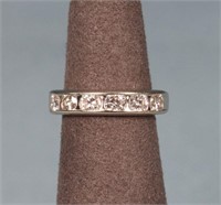 14K Gold & Diamond Anniversary Ring